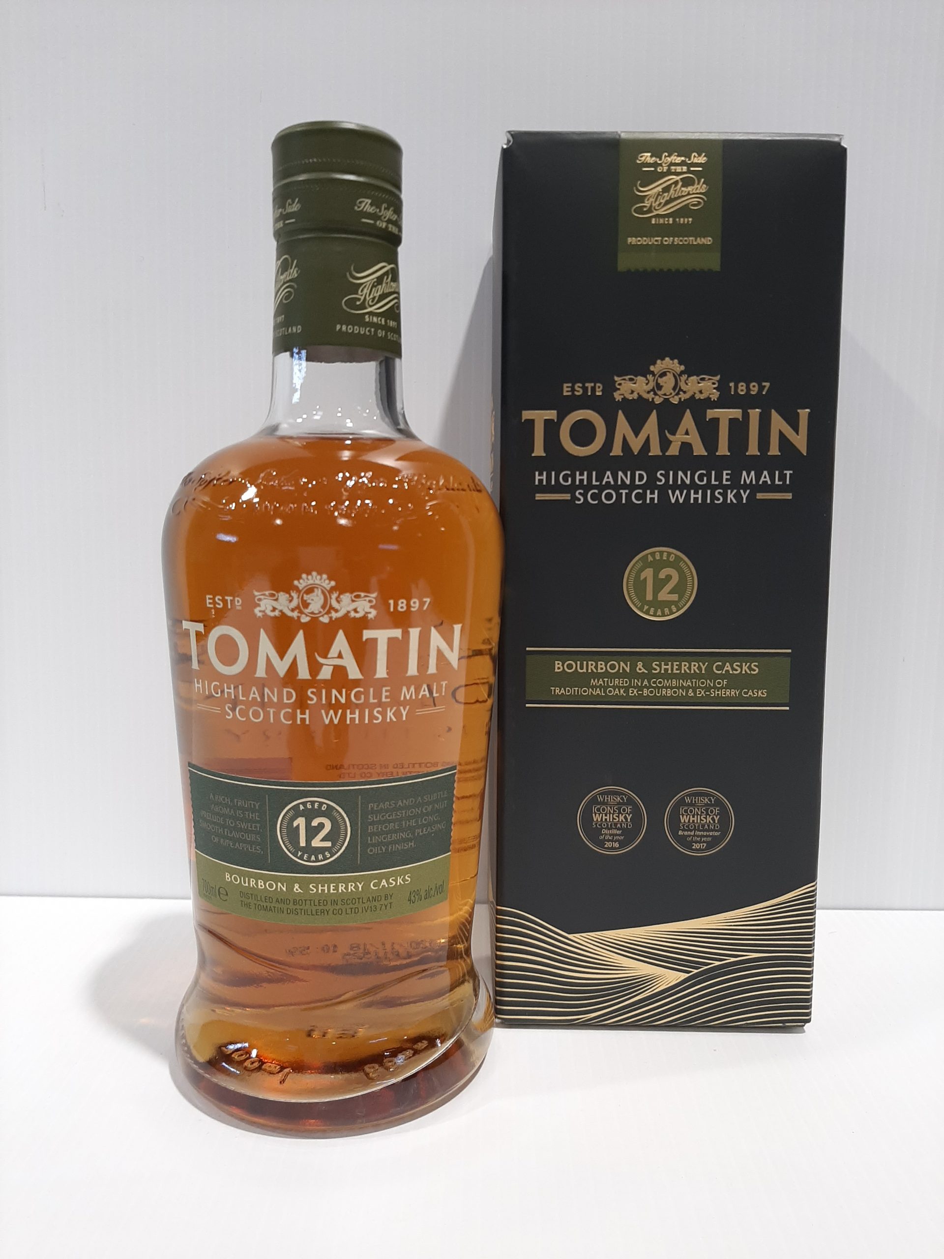 Tomantin 12 ans 70 cl Ecosse